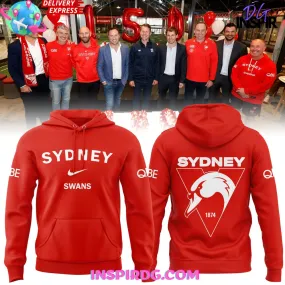 -AFL Sydney Swans Red 2024 Special Edition Hoodie