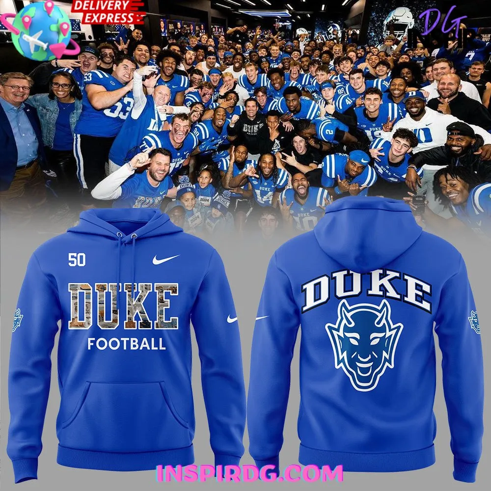 -Duke Blue Devils Football Brotherhood Special Edition Hoodie