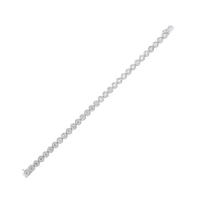 14KT WHITE GOLD DIAMOND (2CTW) BRACELET