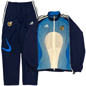 Adidas Spain 2006/07 Tracksuit In Blue & White ( S )