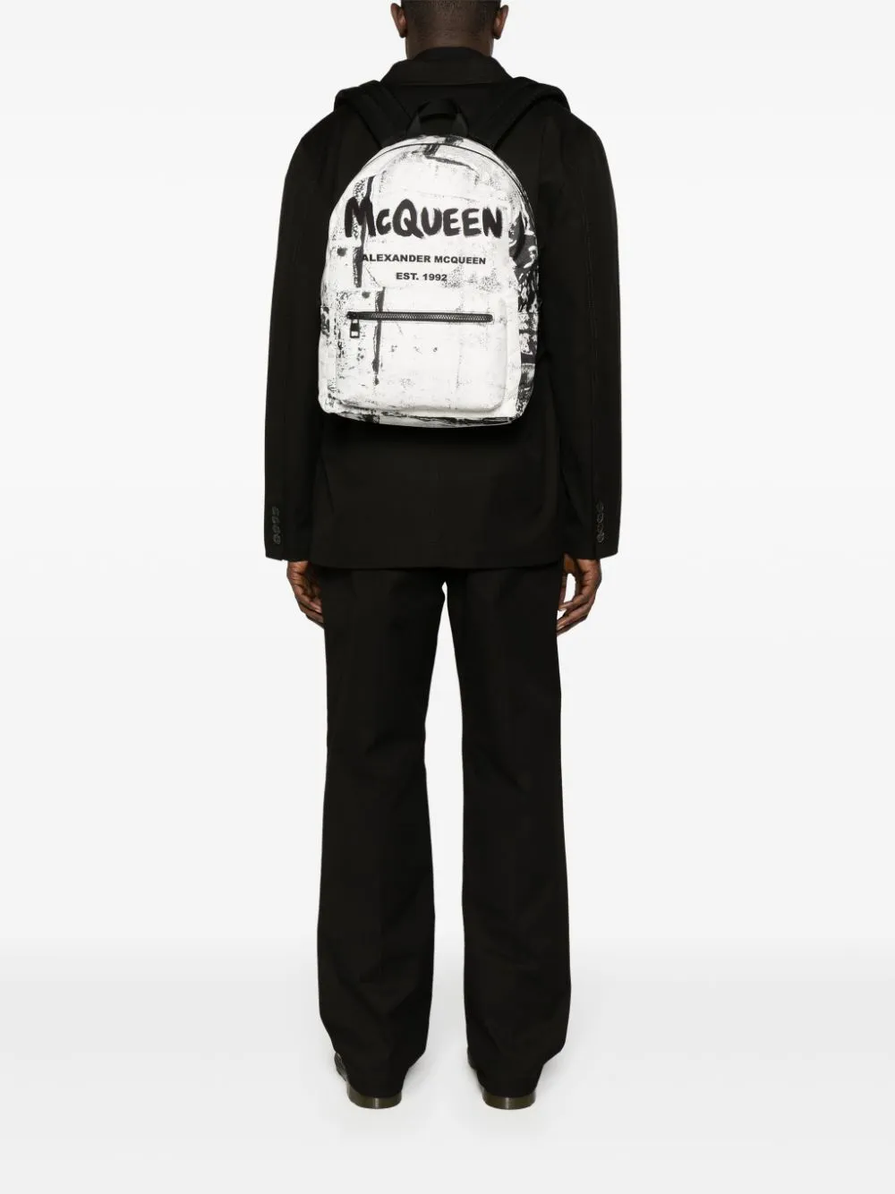 Alexander McQueen    Alexander Mc Queen Graffiti Metropolitan Backpack