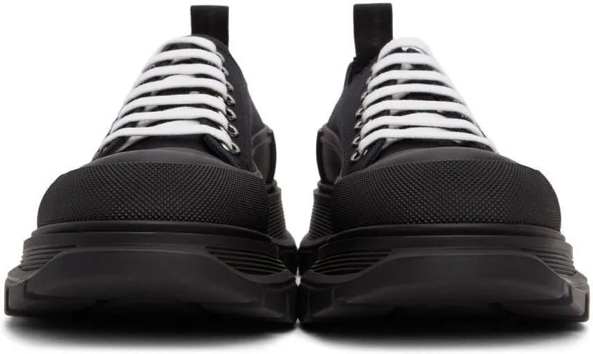 Alexander McQueen Black Tread Slick Sneakers