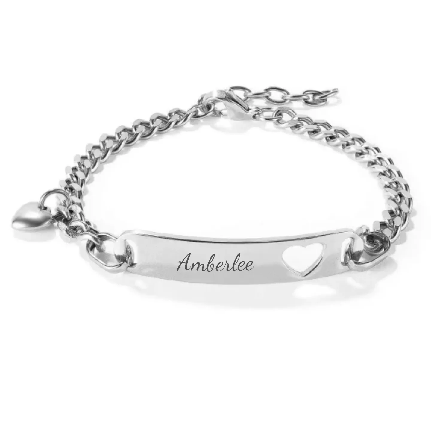 Arabella Personalized Stainless Steel bracelet, Adjustable Size 18-22cm (READY IN 3 DAYS!)