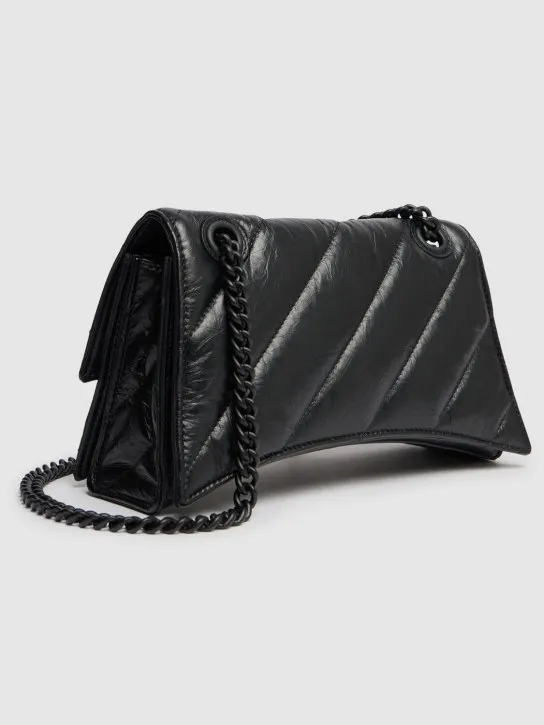 Balenciaga   Small Crush chain quilted leather bag 