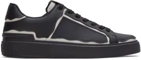 Balmain Black & White B-Court Sneakers