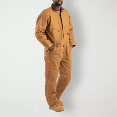 Berne Heritage Short Mens Big Insulated Long Sleeve Workwear Coveralls