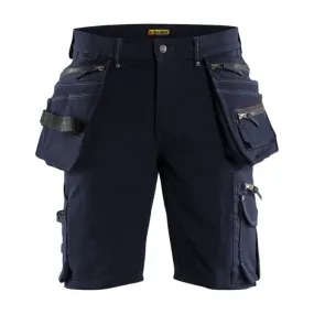 Blaklader Workwear 1998 Craftsman X1900 4-Way Stretch Work Shorts With Nail Pockets (Dark Navy/Black)