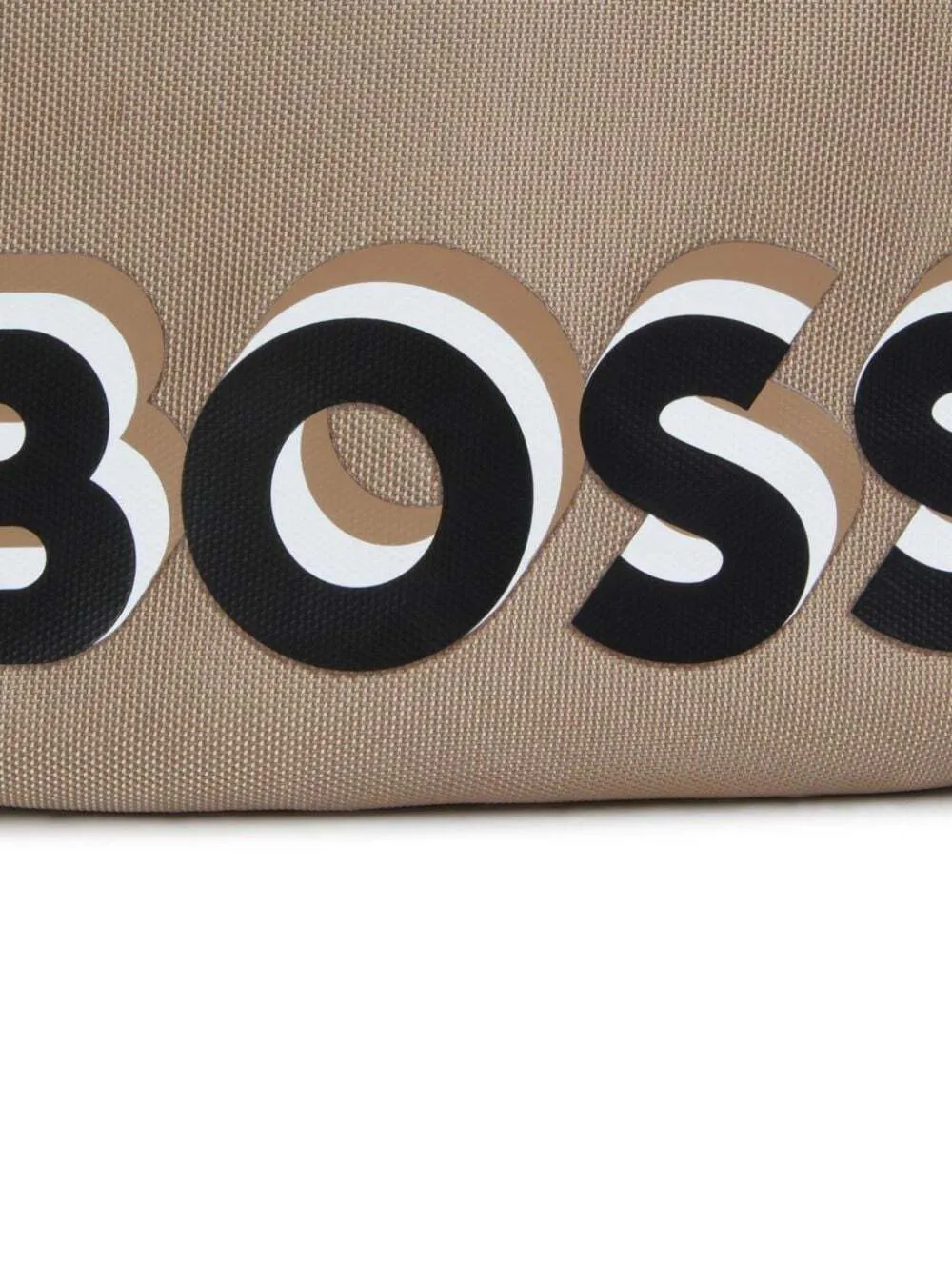 BOSS Kidswear logo-print shoulder bag - Neutrals