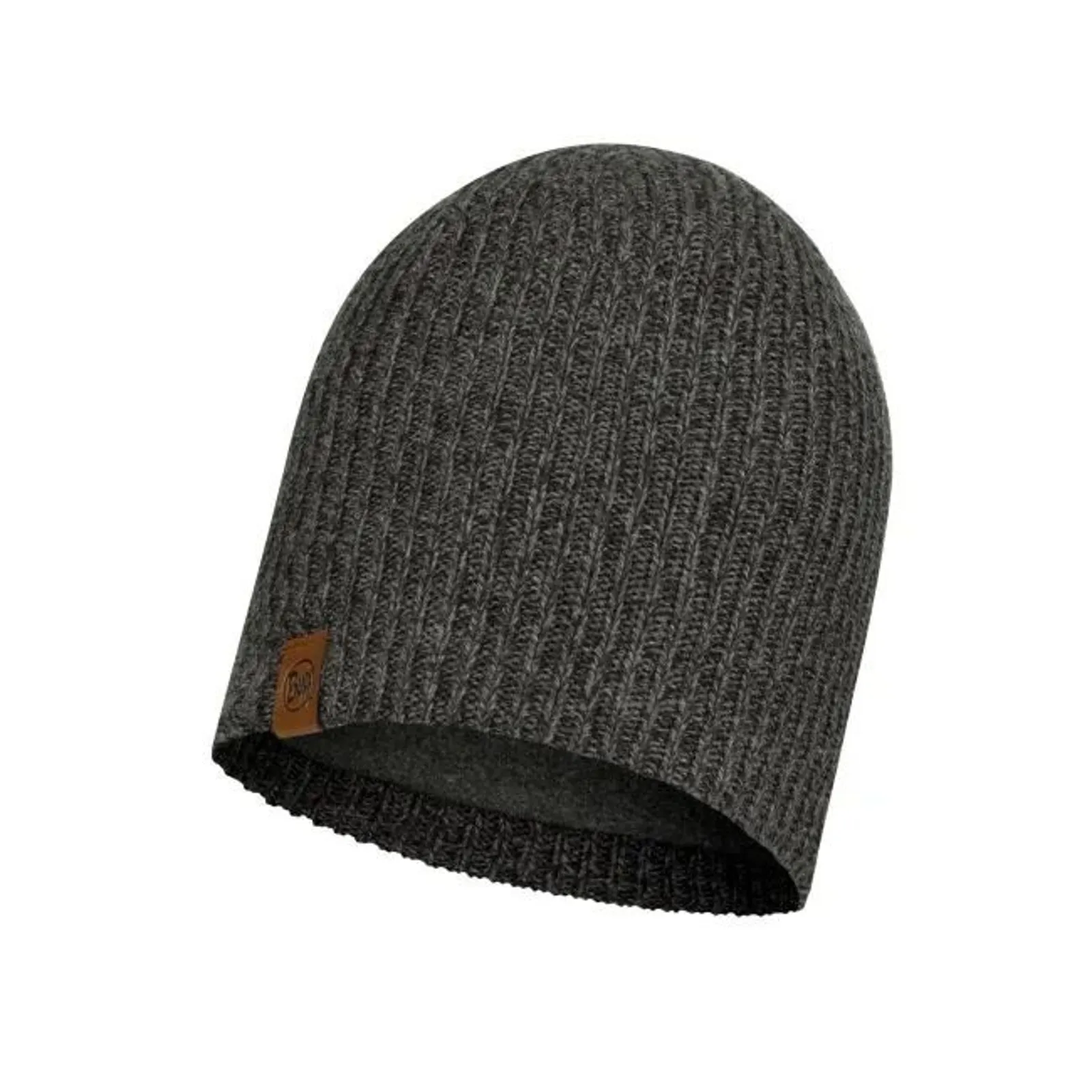 Buff Lyne Grey Knitted Fleece Beanie