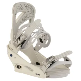 Burton Scribe Womens Re:Flex Snowboard Bindings Stout White 2024