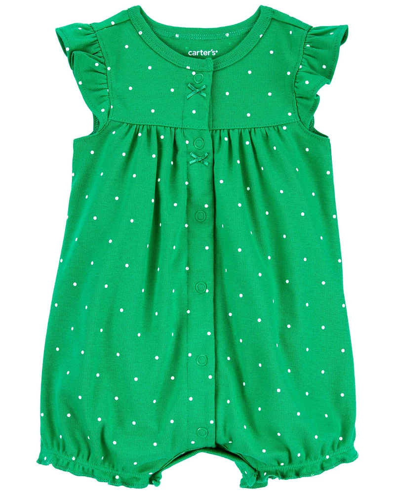 Carter's / OshKosh Baby Polka Dot Snap-Up Romper