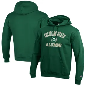 Champion  Colorado State Rams Green Alumni Logo Pullover Hoodie