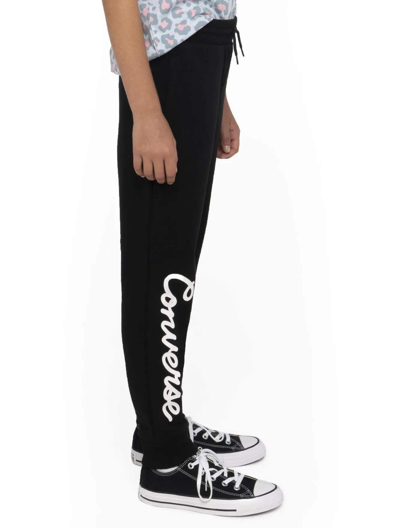 Chuck Patch Joggers for Children, by CONVERSE - black