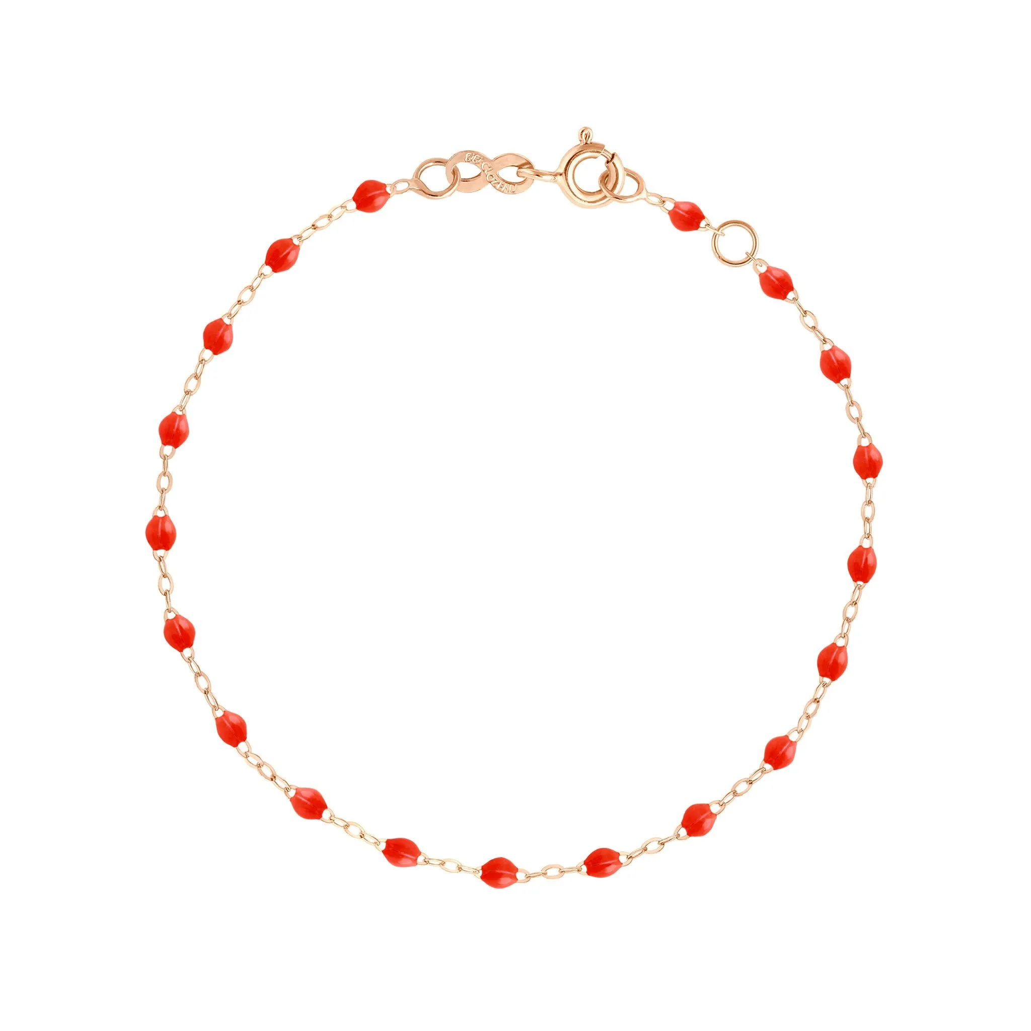 Classic Gigi Coral bracelet, Rose Gold, 5.9