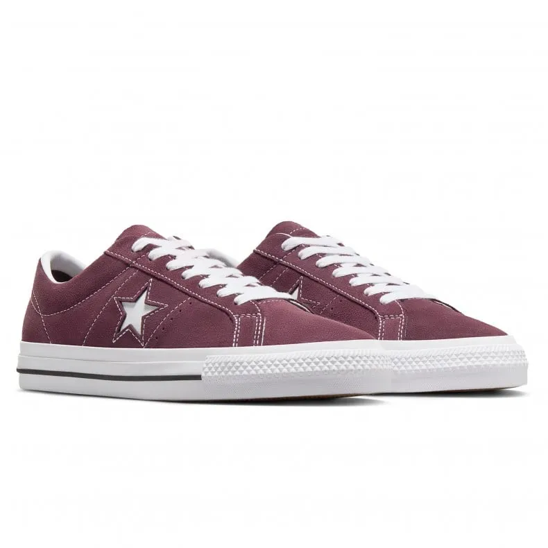 Converse Cons One Star Pro Ox (Bloodstone Violet/White/Black)