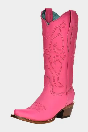 CORRAL BOOT LADIES FUCHSIA EMBROIDERY WESTERN