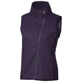 Cutter & Buck Women's College Purple Heather Mainsail Vest