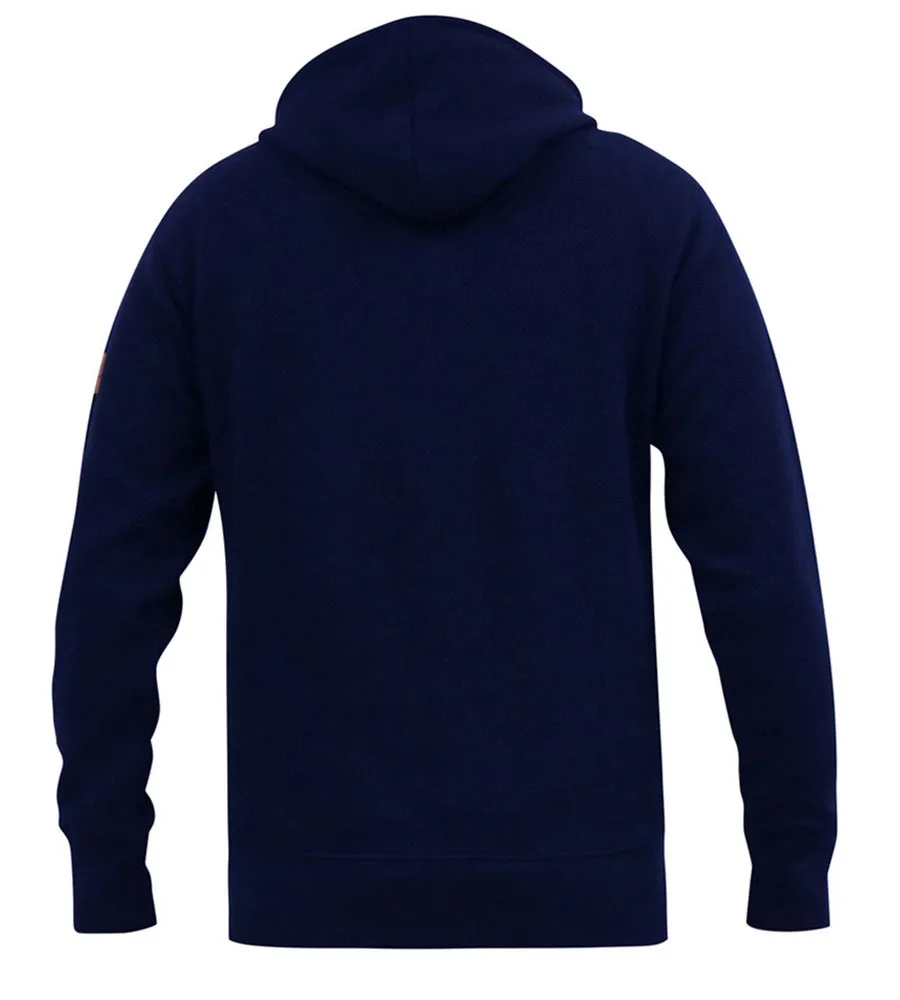 D555 Mens Jacquard Hoodie With Chest Embroidery (IRVIN)