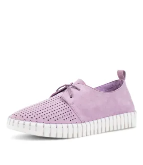 DJANGO & JULIETTE Huston Lilac White Sole Suede Sneakers