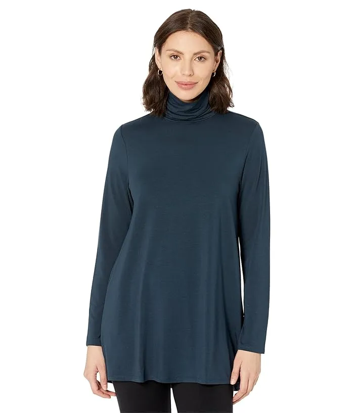 Eileen Fisher Scrunch Neck Tunic Women's