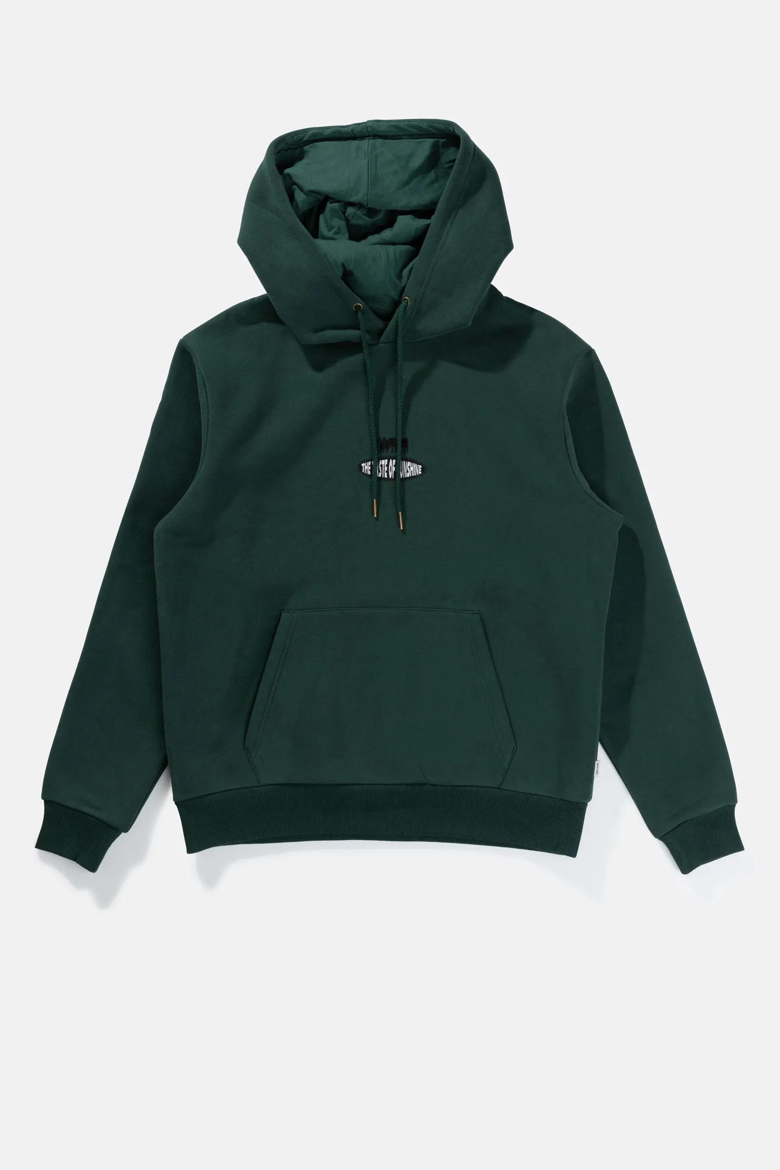 Embroidered Fleece Hood Pine