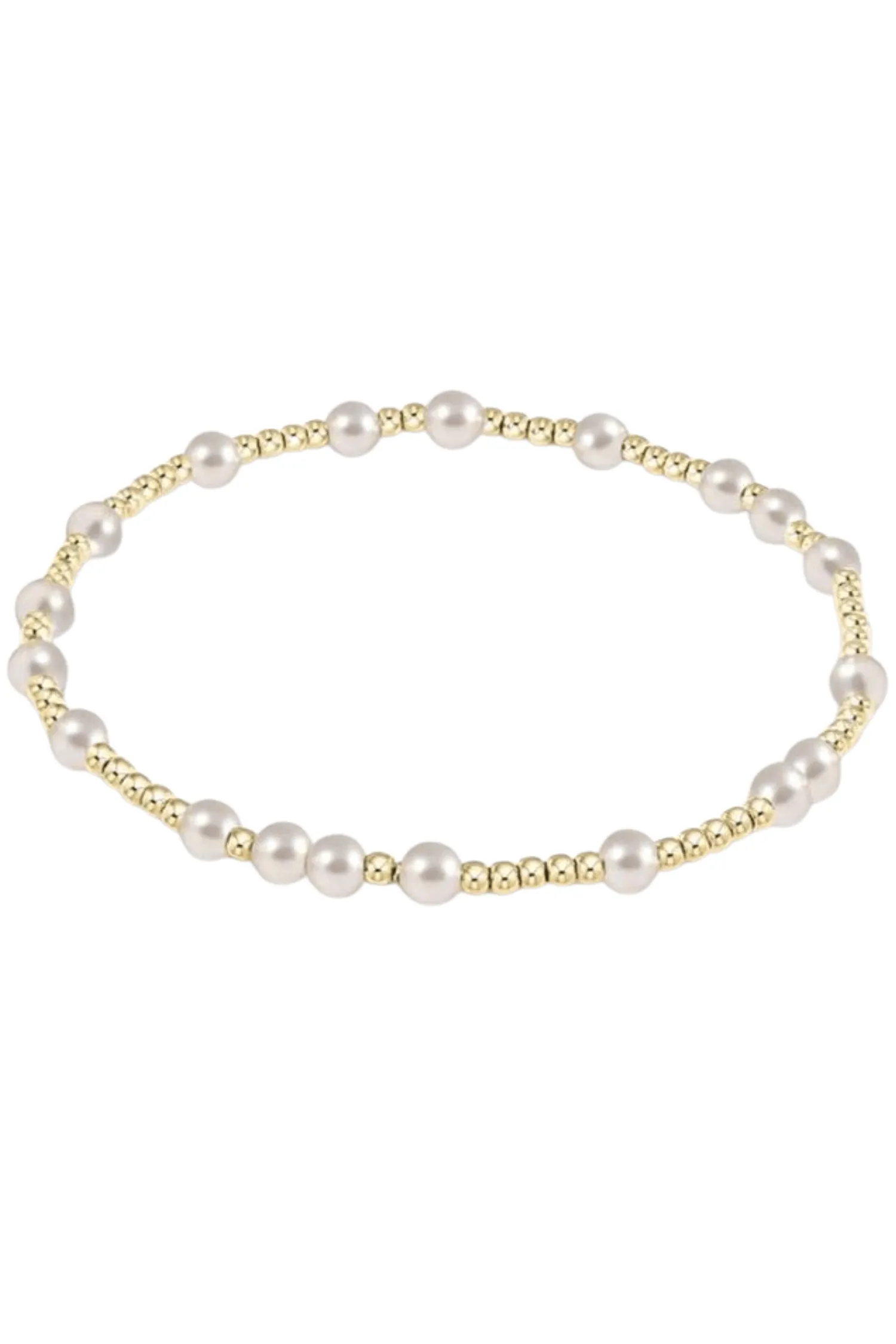 Enewton Hope Unwritten 3mm Bead Bracelet-- Pearl