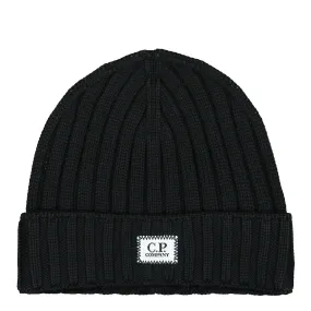 Extra Fine Merino Wool Logo Beanie