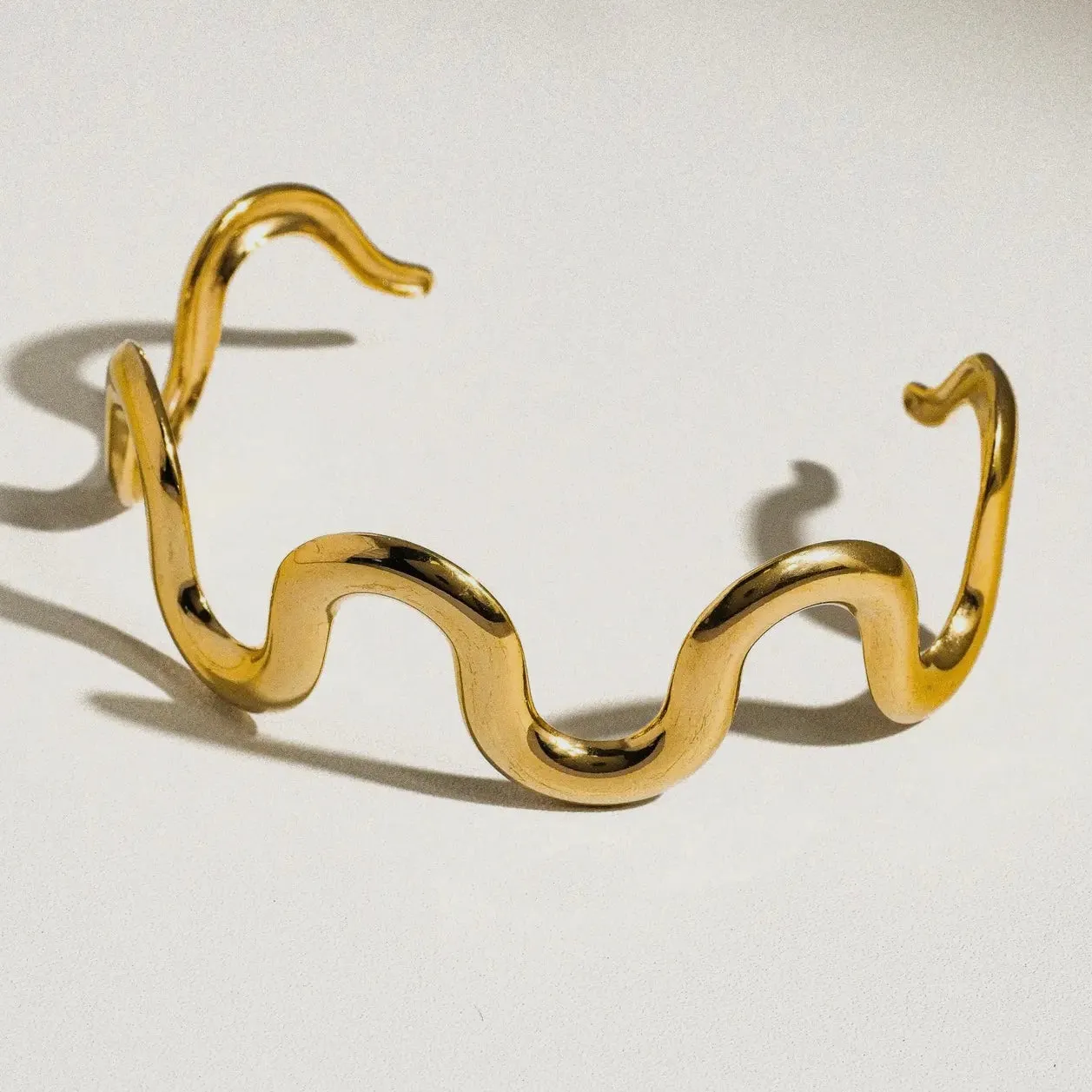 'Felicia' Wavy Statement Bracelet