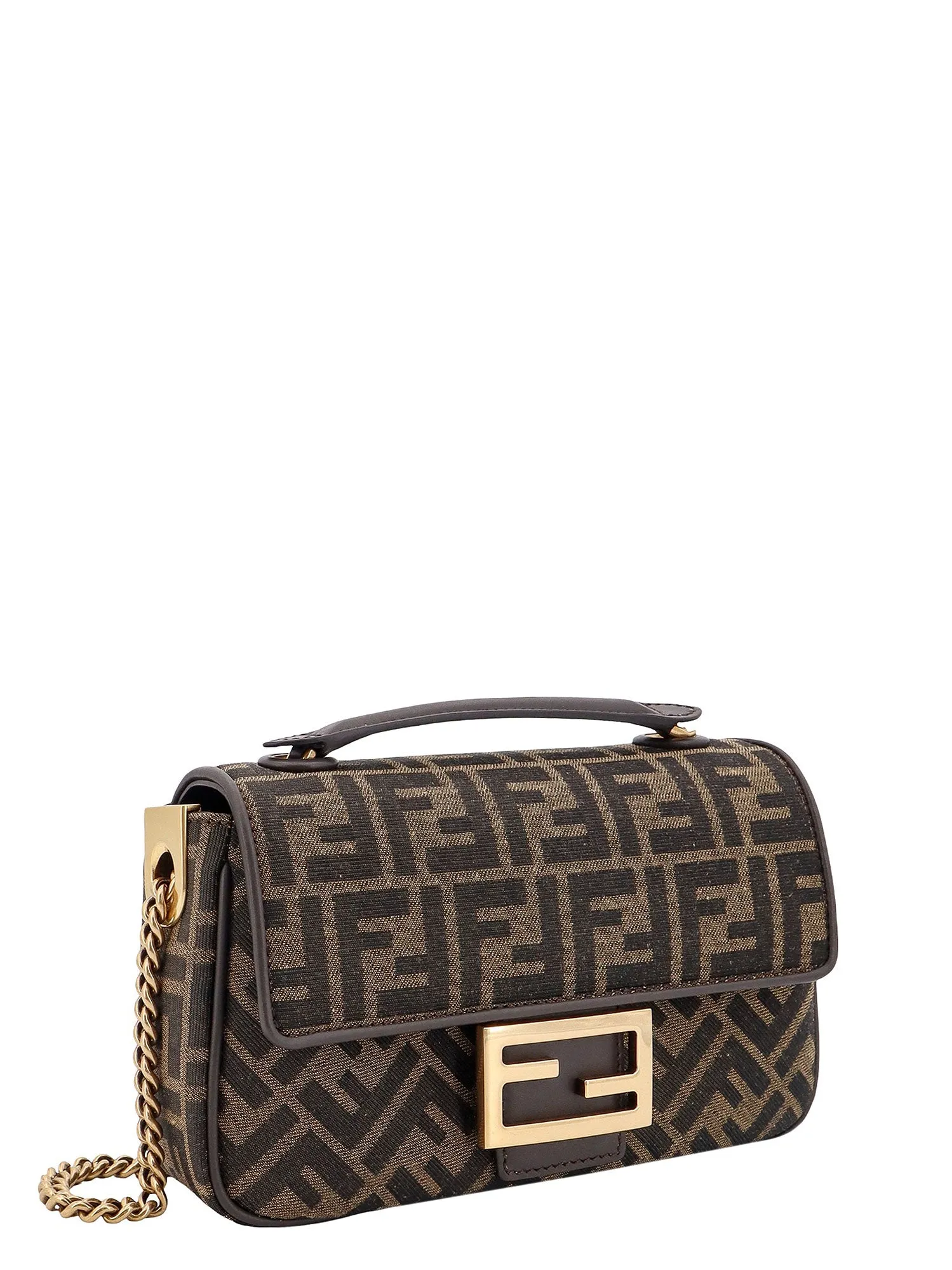 FF fabric shoulder bag