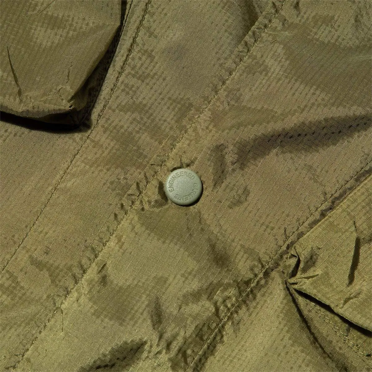 FIELD VEST Olive Nylon Micro Ripstop