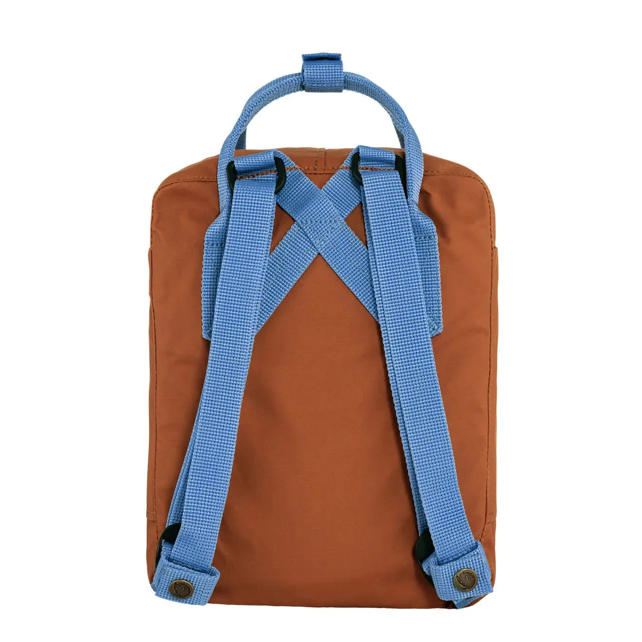 Fjallraven Kanken Mini Backpack Terracotta Brown / Ultramarine