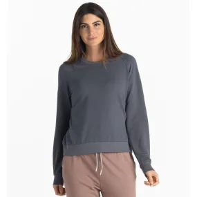 Free Fly Women's Bamboo Lightweight Fleece Crew