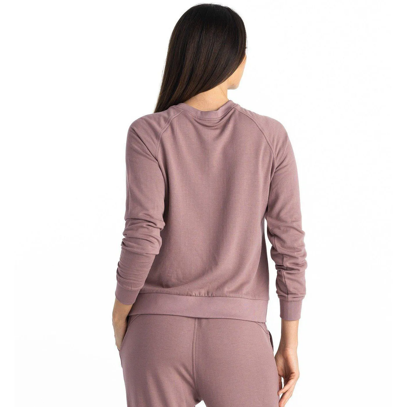 Free Fly Women's Bamboo Lightweight Fleece Crew