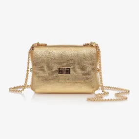 Girls Metallic Gold Shoulder Bag (14cm)