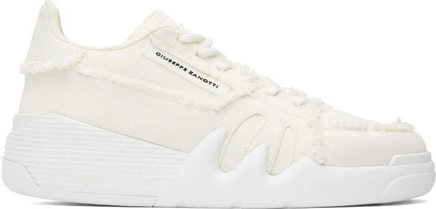 Giuseppe Zanotti White Talon Sneakers