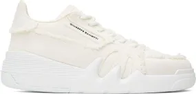 Giuseppe Zanotti White Talon Sneakers