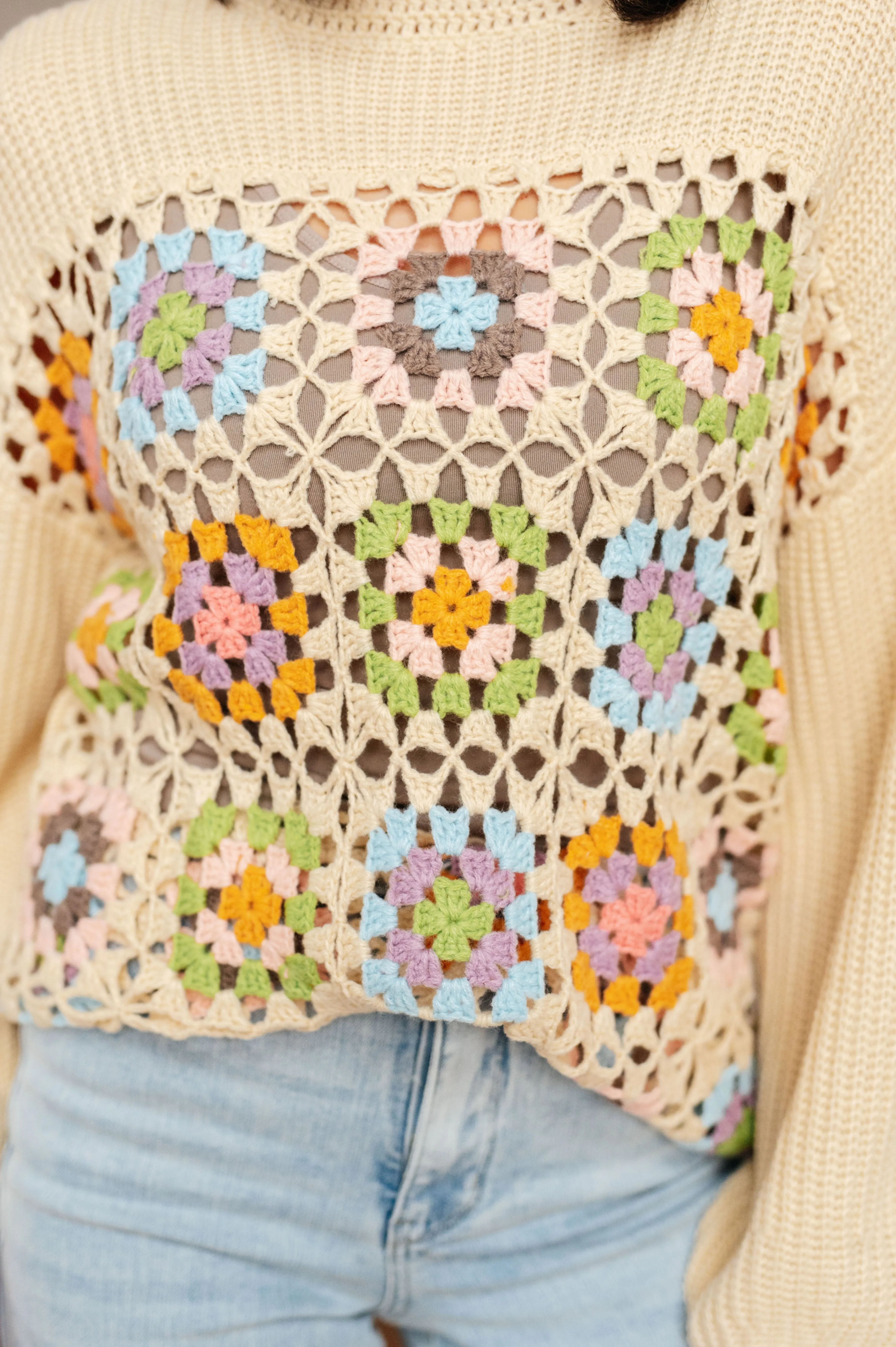 Granny Square Sweater