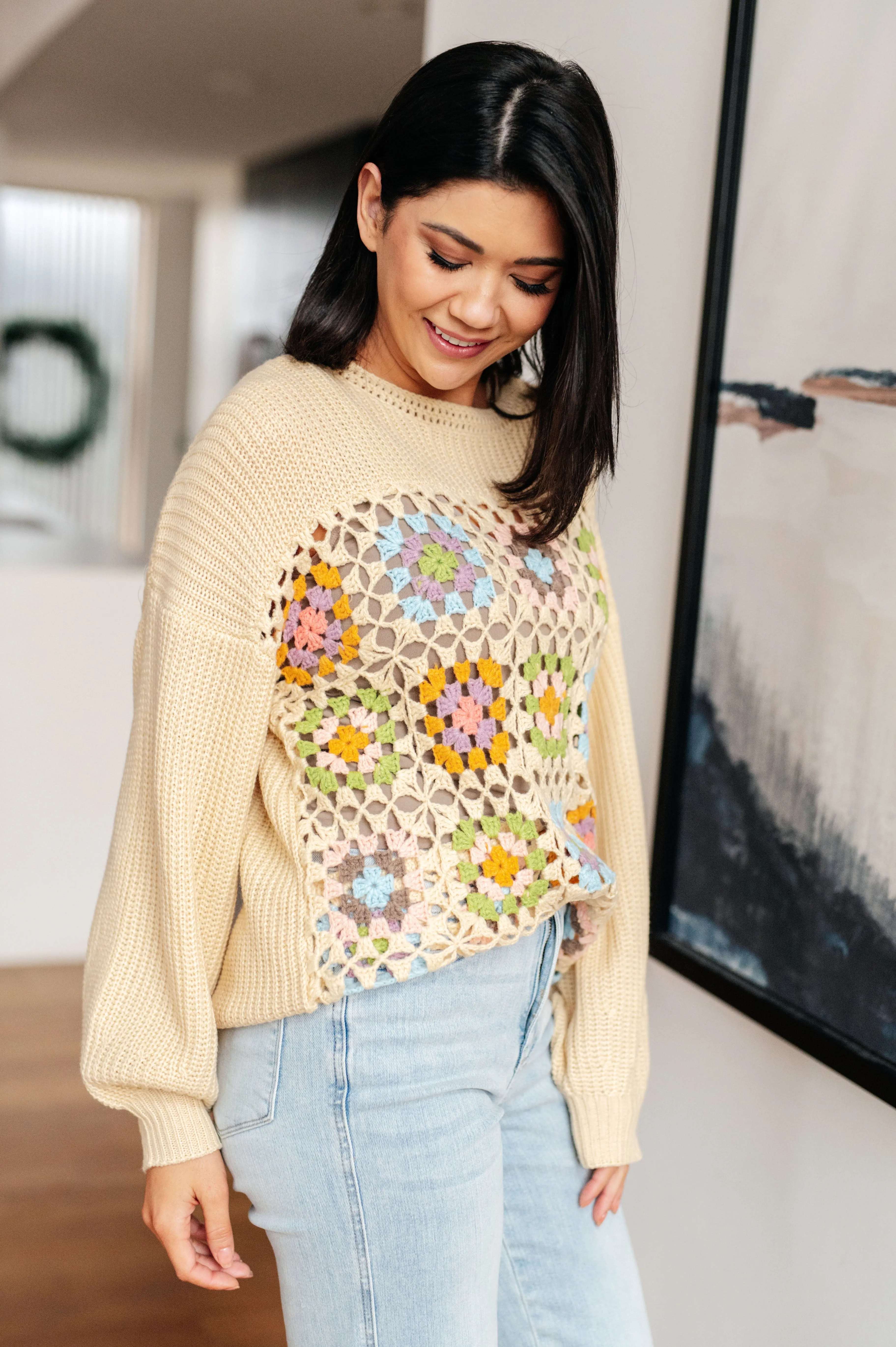 Granny Square Sweater