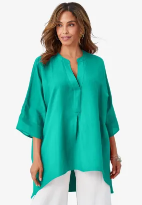 Hi-Low Linen Tunic