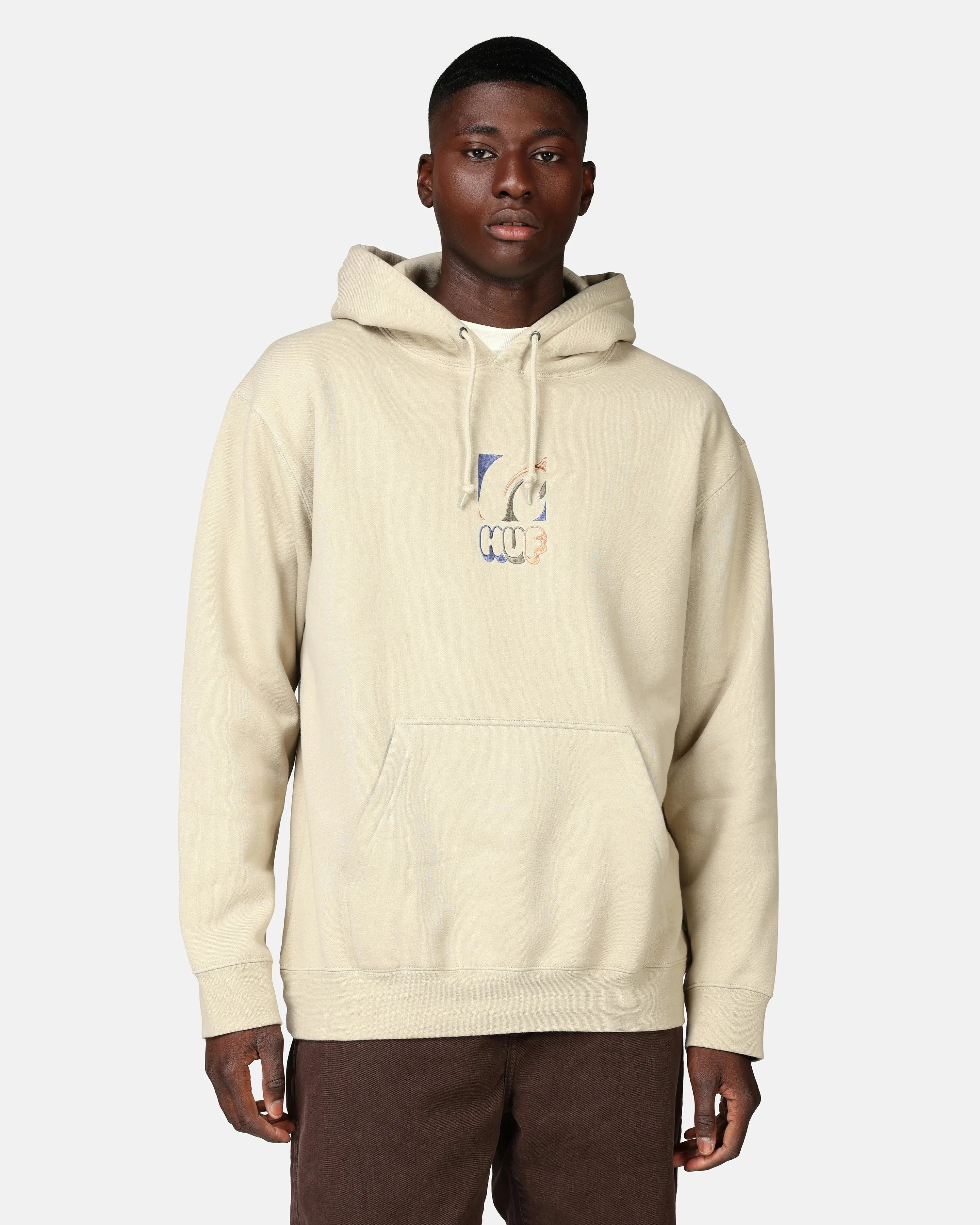 HUF Hoodie - H-Dog Light brown | Men | Junkyard