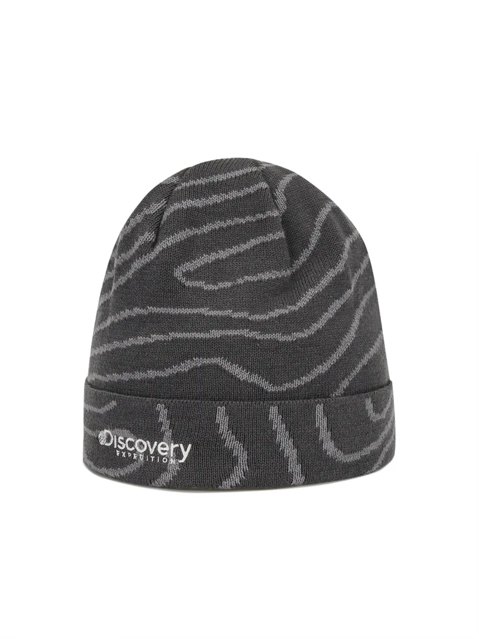 Jacquard Mid Beanie D.Grey