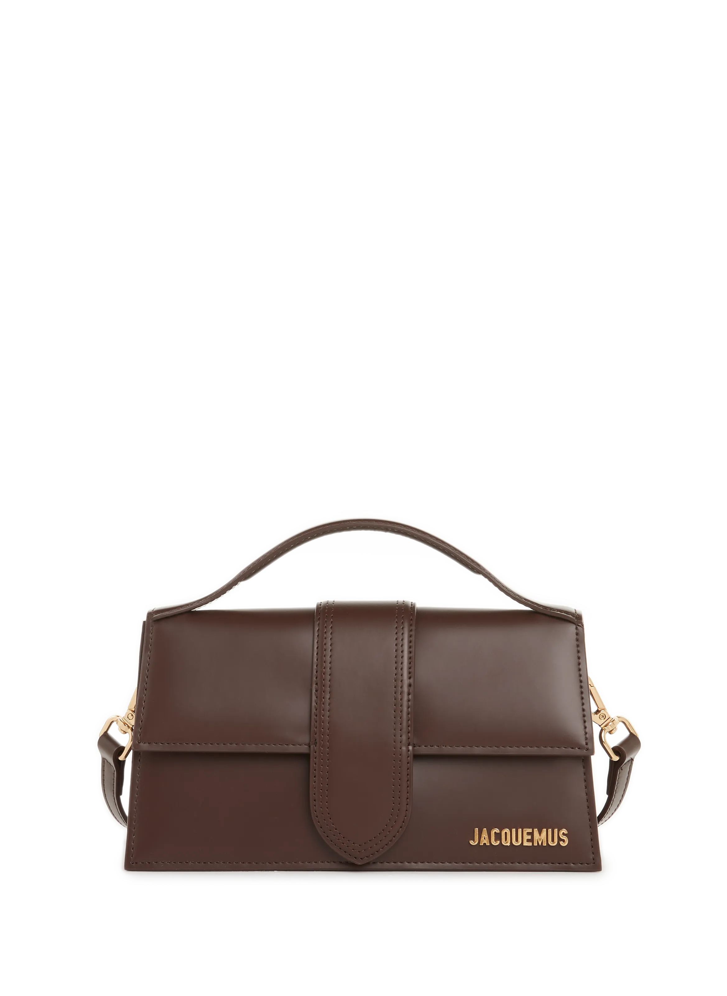 JACQUEMUS  Le Grand Bambino leather bag - Brown