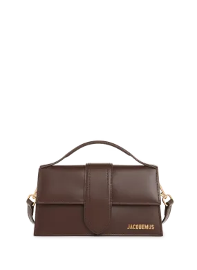 JACQUEMUS  Le Grand Bambino leather bag - Brown