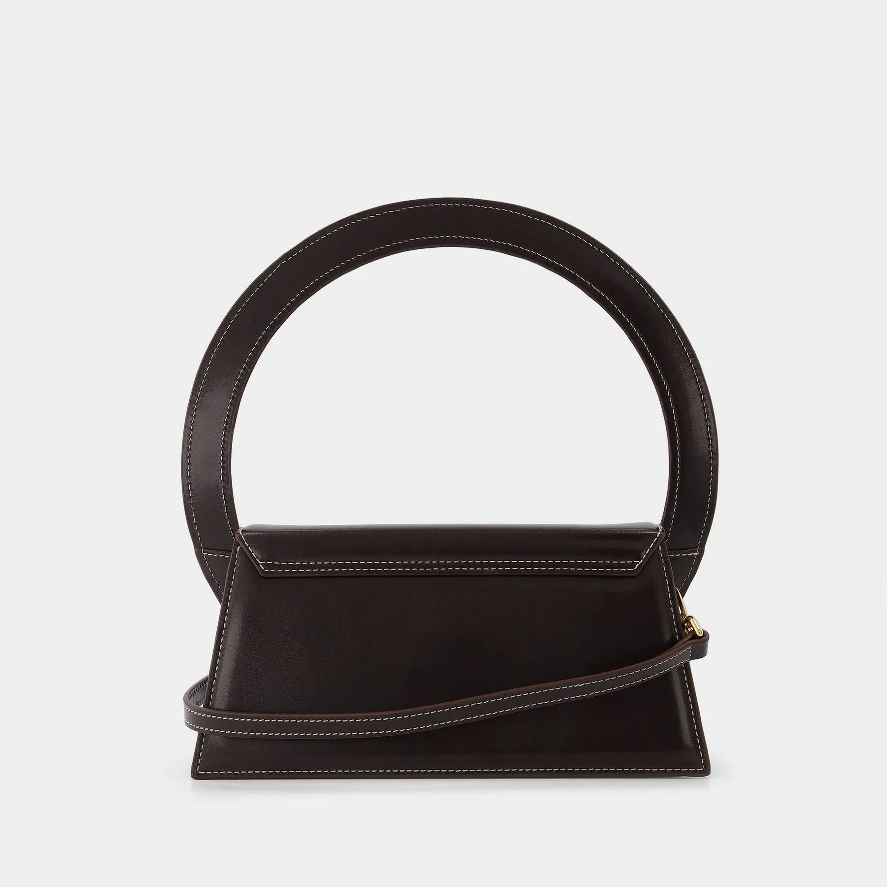 Jacquemus  Le Rond bag in Brown Leather