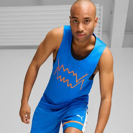 Jaws Core Men's Basketball Tank | Ultra Blue-PUMA Black | PUMA SHOP ALL PUMA | PUMA 