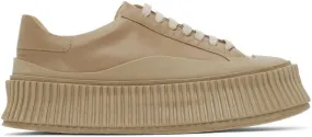 Jil Sander Leather Platform Sneakers