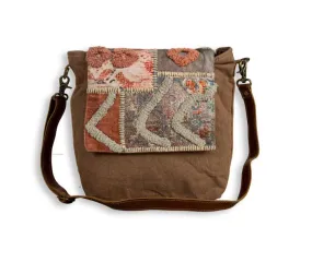 Just Like Home Accent Stitch Shoulder Bag