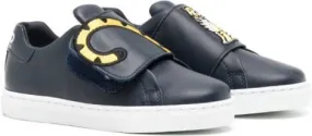 Kenzo Kids Kotora leather sneakers Blue