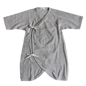 Kids Maki Baby Rounded Terry Hadagi Romper - Grey