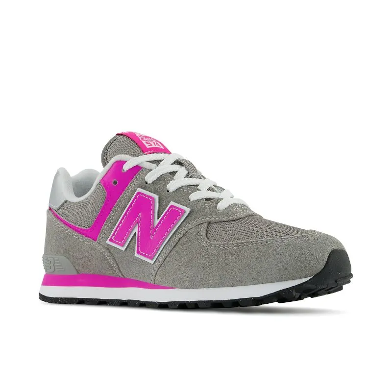 Kids’ New Balance 574 – Sizes 3.5-7- Grey/Pink